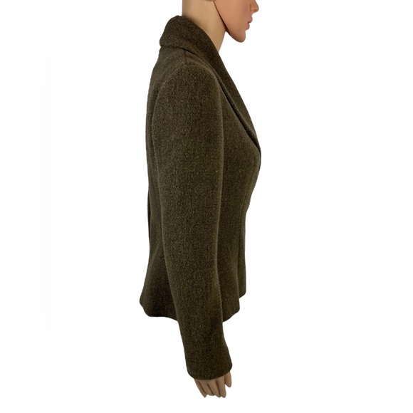 Ralph Lauren Purple Label Womens 4 Sweater Cardigan Green Wool Cashmere Jacket - Picture 5 of 12